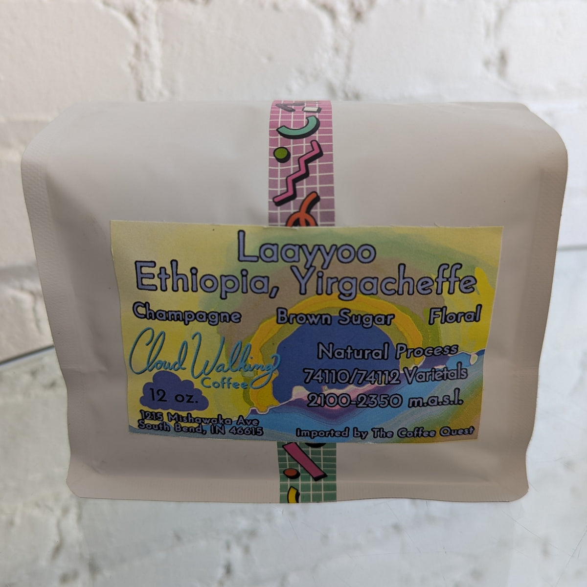 Ethiopia Yigacheffe, Laayyoo Cloud Walking Coffee