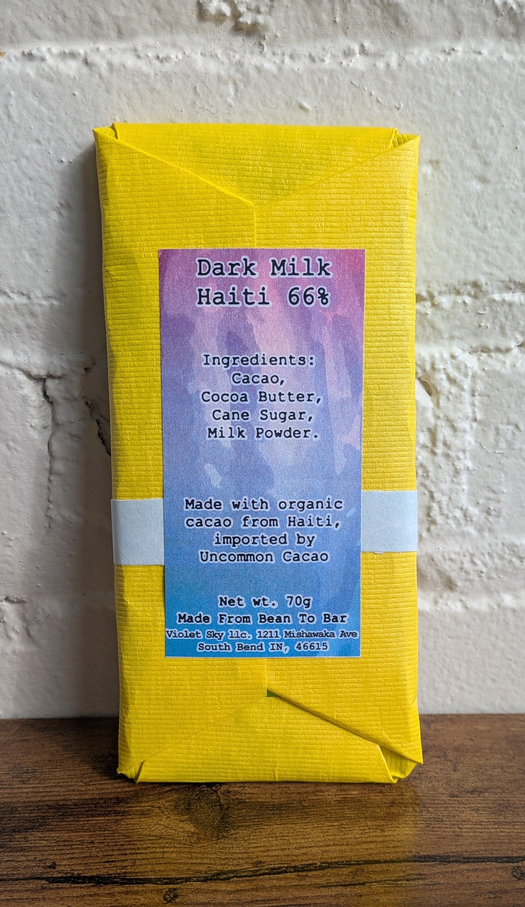 Haiti PISA 66% Dark Milk Chocolate